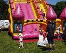 Bouncy castle slide